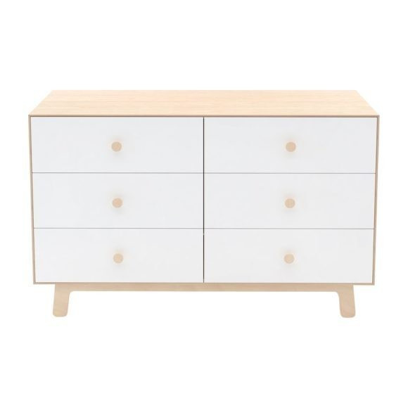 Sparrow Six Drawer Dresser, Birch | Maisonette