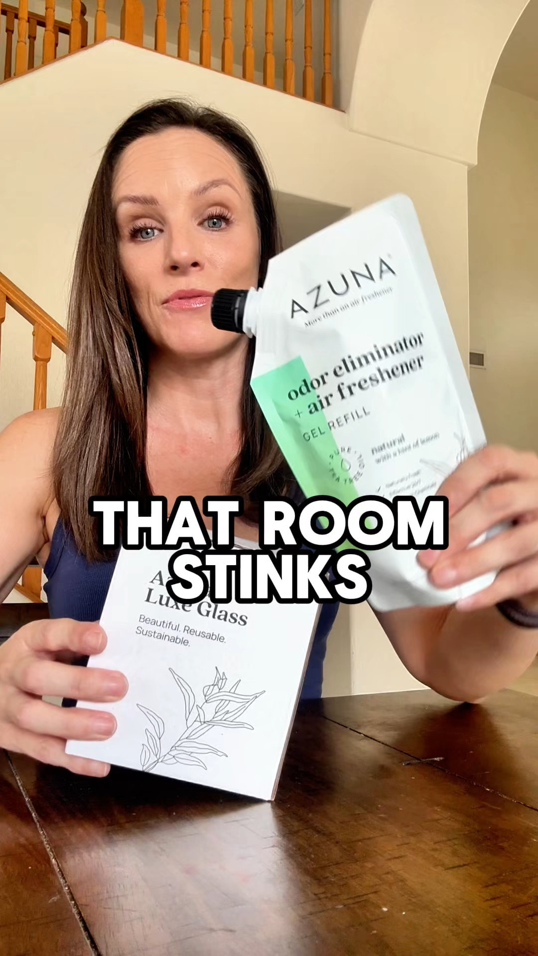 I’ve been using this in our laundry room and I’m genuinely impressed with how well it tackles odors. It’s a gel-based odor eliminator with Australian tea tree oil, and I love that it’s pet-safe, doesn’t require a plug or spray, and comes in a few different scents.
Find it on LTK:
Find it on amazon: https://amzn.to/4gfZxaw 
.
#azuna #azunaairfreshener #airfreshener

#LTKHome #LTKmomlife