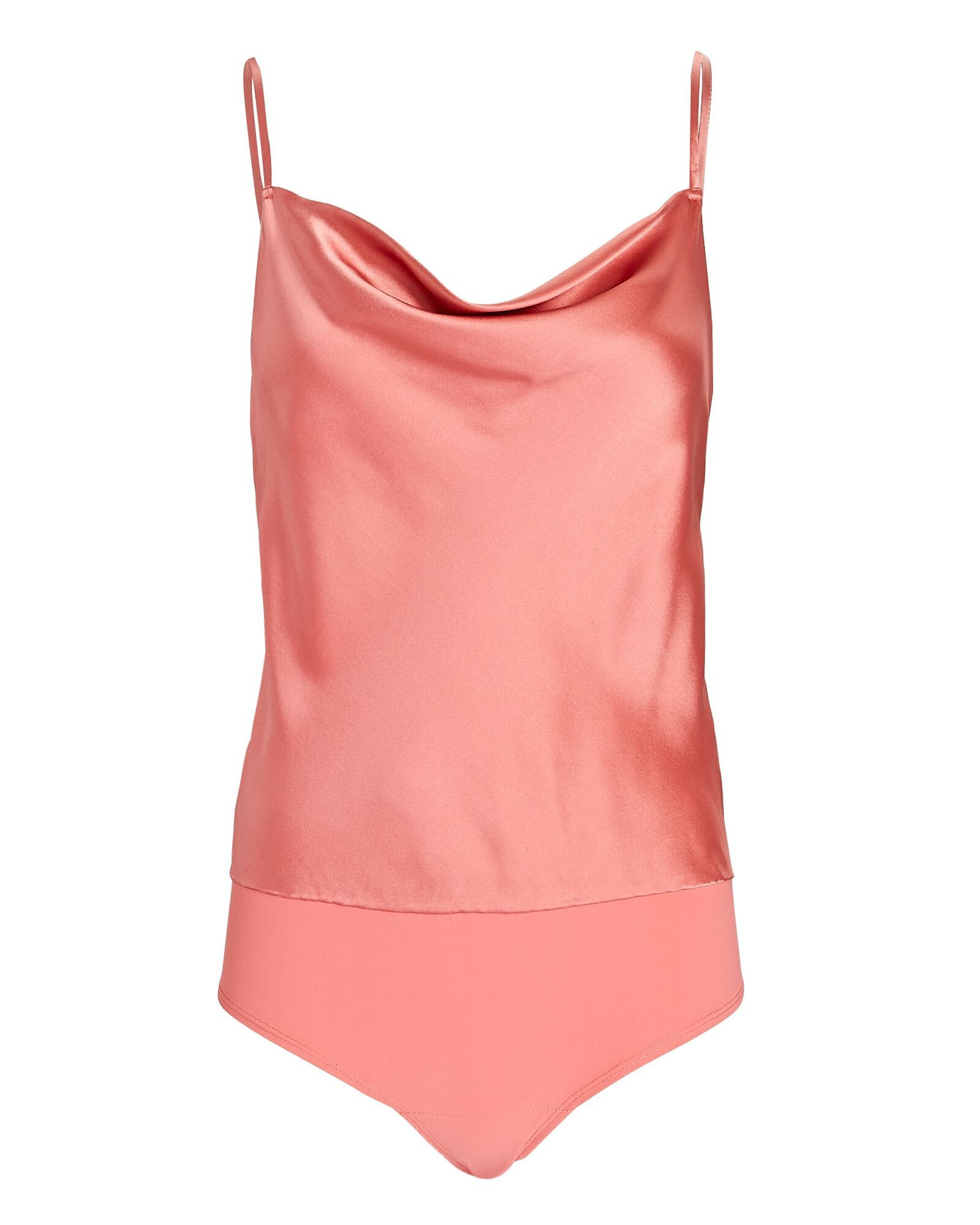 Elsie Silk Cowl Neck Bodysuit | INTERMIX