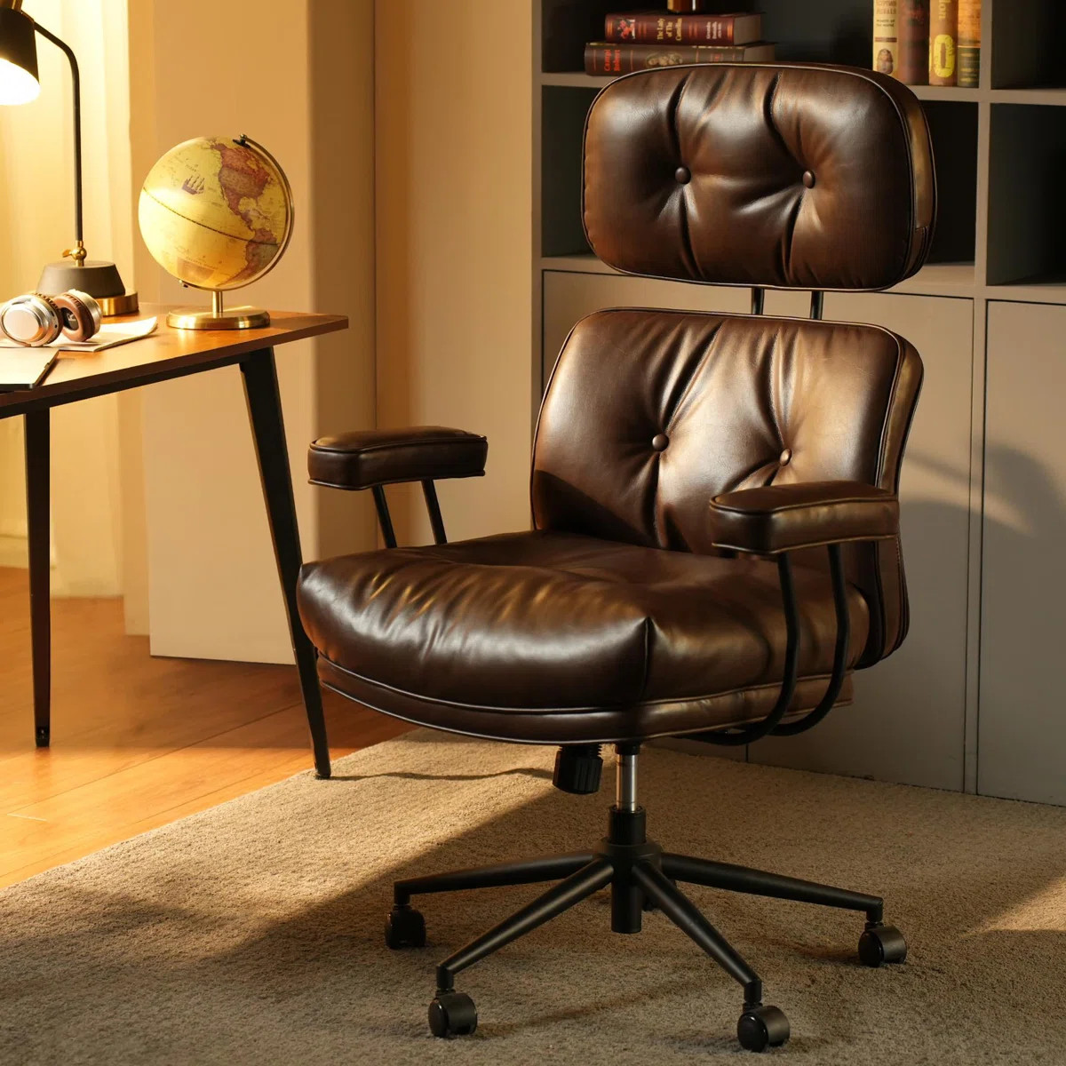 Schaffer Office Chair, Ergonomic Big And Tall Computer Desk Chairs, Executive Chair With Adjustab... | Wayfair North America