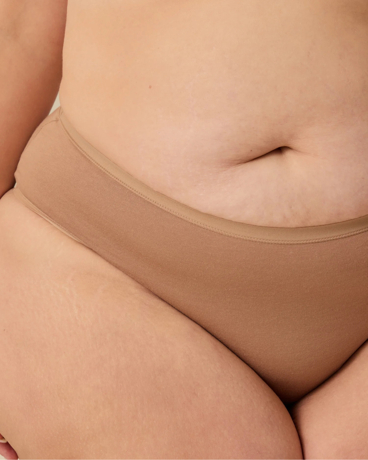 SoftStretch Cotton Maternity & Postpartum Hipster | Buff - Kindred Bravely | Kindred Bravely