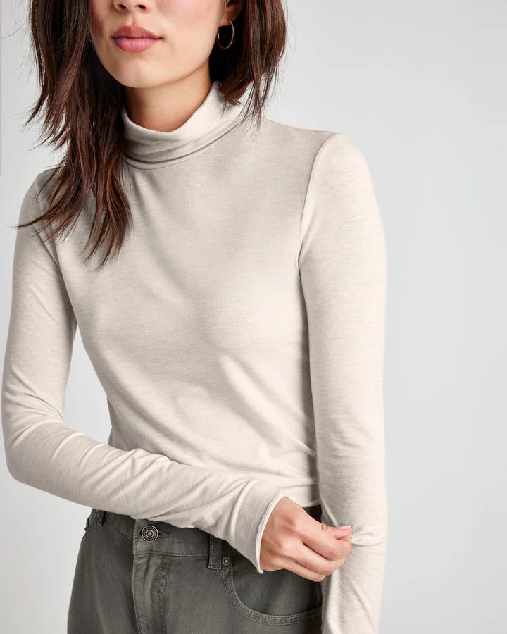 Bamboo Long Sleeve Turtleneck | Splendid