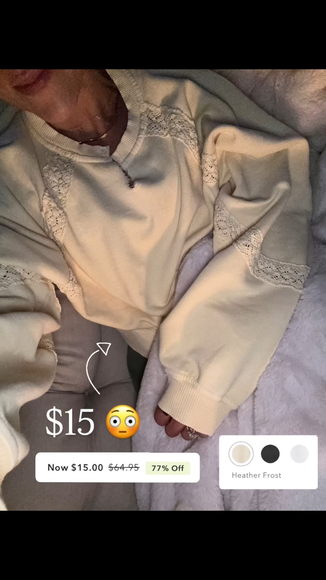 Not to be dramatic but — my crewneck is $15😳🌼 I’m in the yellow but they have three colors left in stock in several sizes! I’m in the S & it’s def oversized! 

Insane sale lol. Super cute lace detail! 

Aerie / for her / Mother’s Day / spring fit / sweatshirt / Holley Gabrielle 

#LTKSaleAlert #LTKFindsUnder50 #LTKFindsUnder100