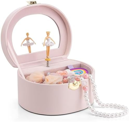 Vlando Musical Jewelry Box for Girls - Valentines Day Gifts for Daughter Kids - Birthday for Girl... | Amazon (US)
