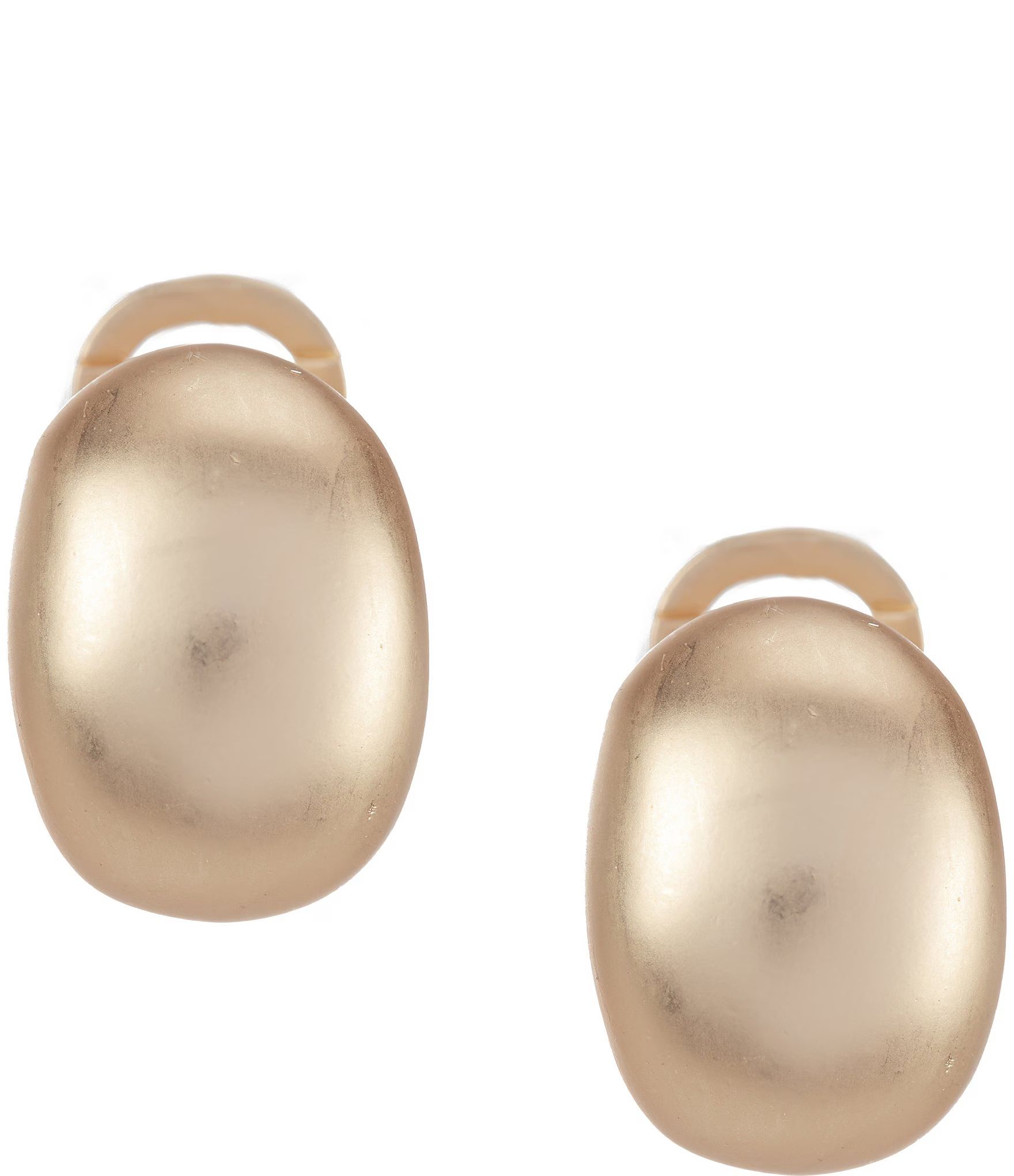 Southern Living Polished Concaved Metal Clip Drop Earrings | Dillard's | Dillard's