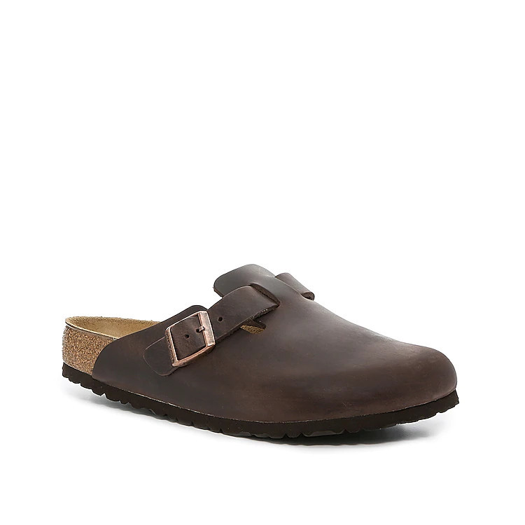 Birkenstock Wide Width Boston Clog | Men's | Dark Brown | Size EU 46 / US Mens 13-13.5 / Womens 15-15.5 | Clogs | Boston | DSW