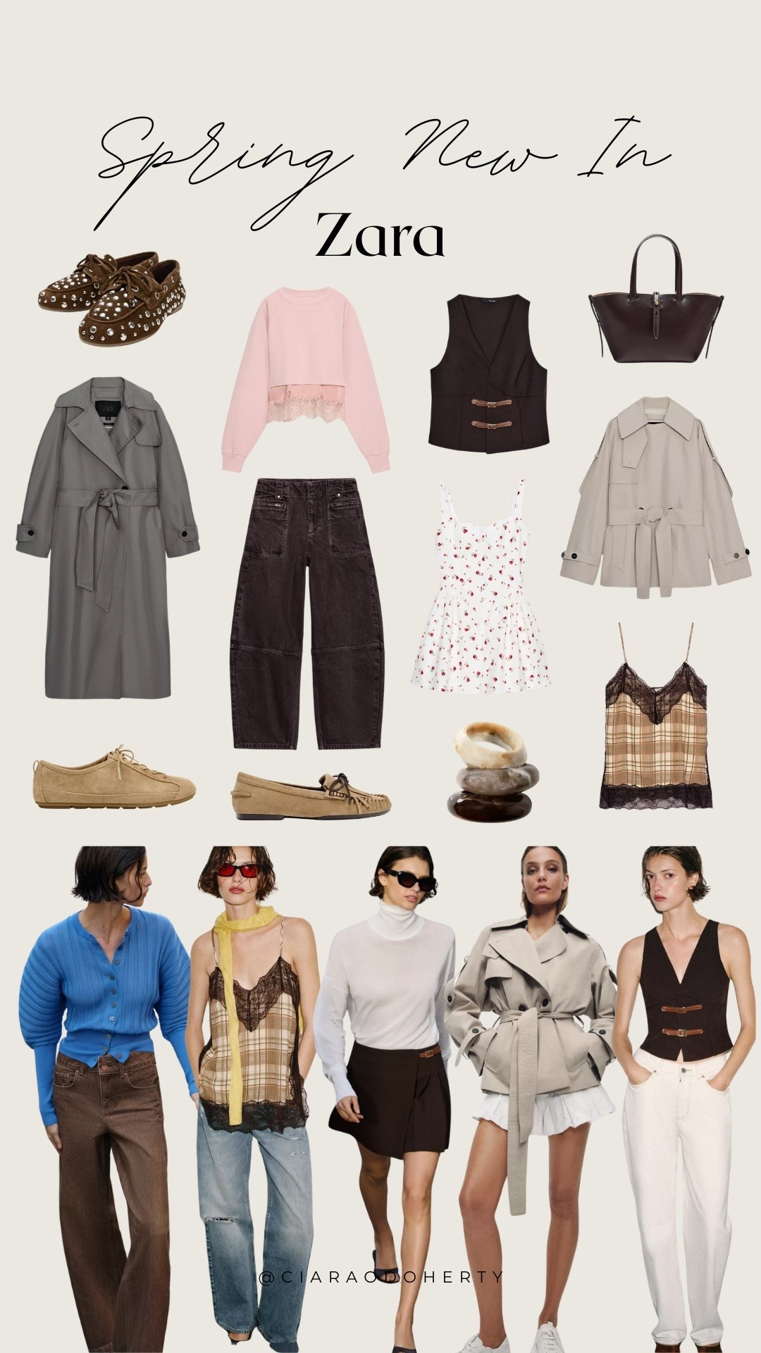 Spring New In: Zara

Zara , jumper, jeans, trench jacket, floral dress, spring new in, bangles, waist coat, derby shoes, leather bucket bag

#LTKireland #LTKeurope #LTKspring