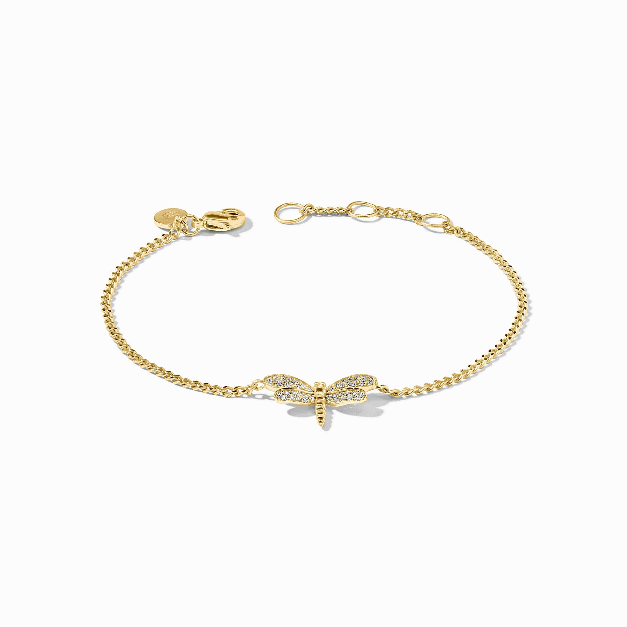 Dragonfly Pavé Delicate Bracelet | Julie Vos