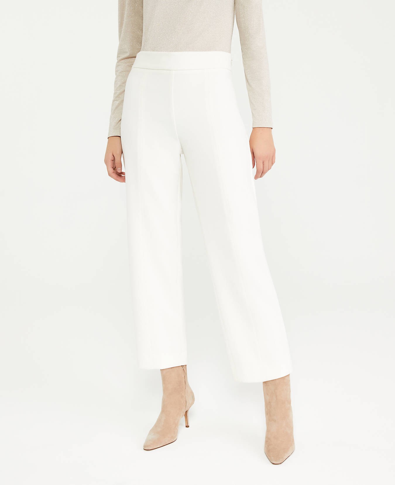 The Easy Straight Crop Pant | Ann Taylor | Ann Taylor (US)