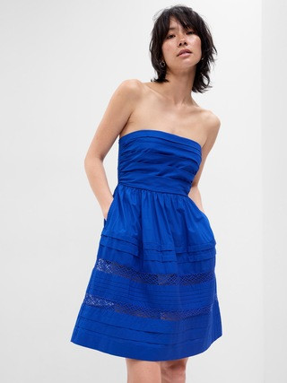 Convertible Strapless Lace Mini Dress | Gap (US)