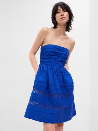 Convertible Strapless Lace Mini Dress | Gap (US)