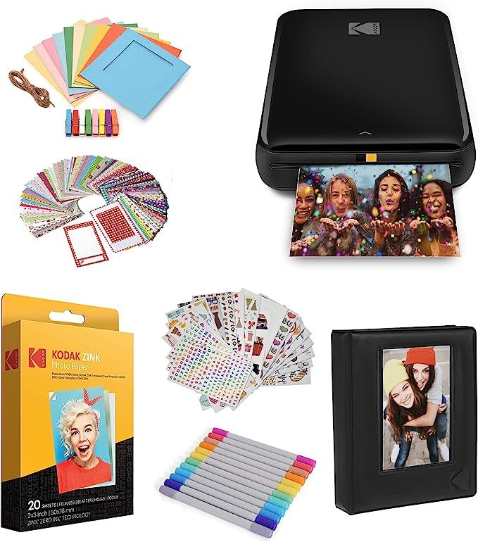 Kodak Step Printer, Wireless Mobile Photo Printer Zero Ink Technology & Kodak App for iOS & Andro... | Amazon (US)