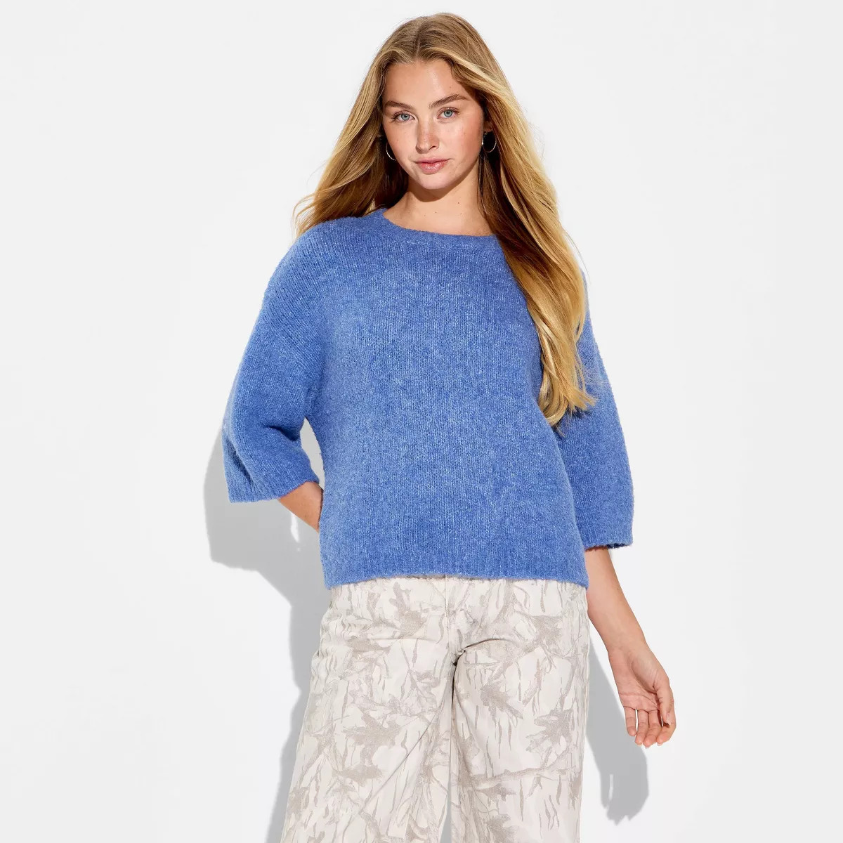 Women's Short Sleeve Crewneck Pullover Sweater - Wild Fable™ | Target