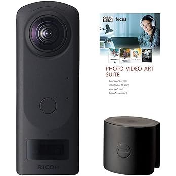 Ricoh Theta Z1 360 Camera with 51GB Internal Storage Bundle with Lens Cap and Corel Essential Pho... | Amazon (US)