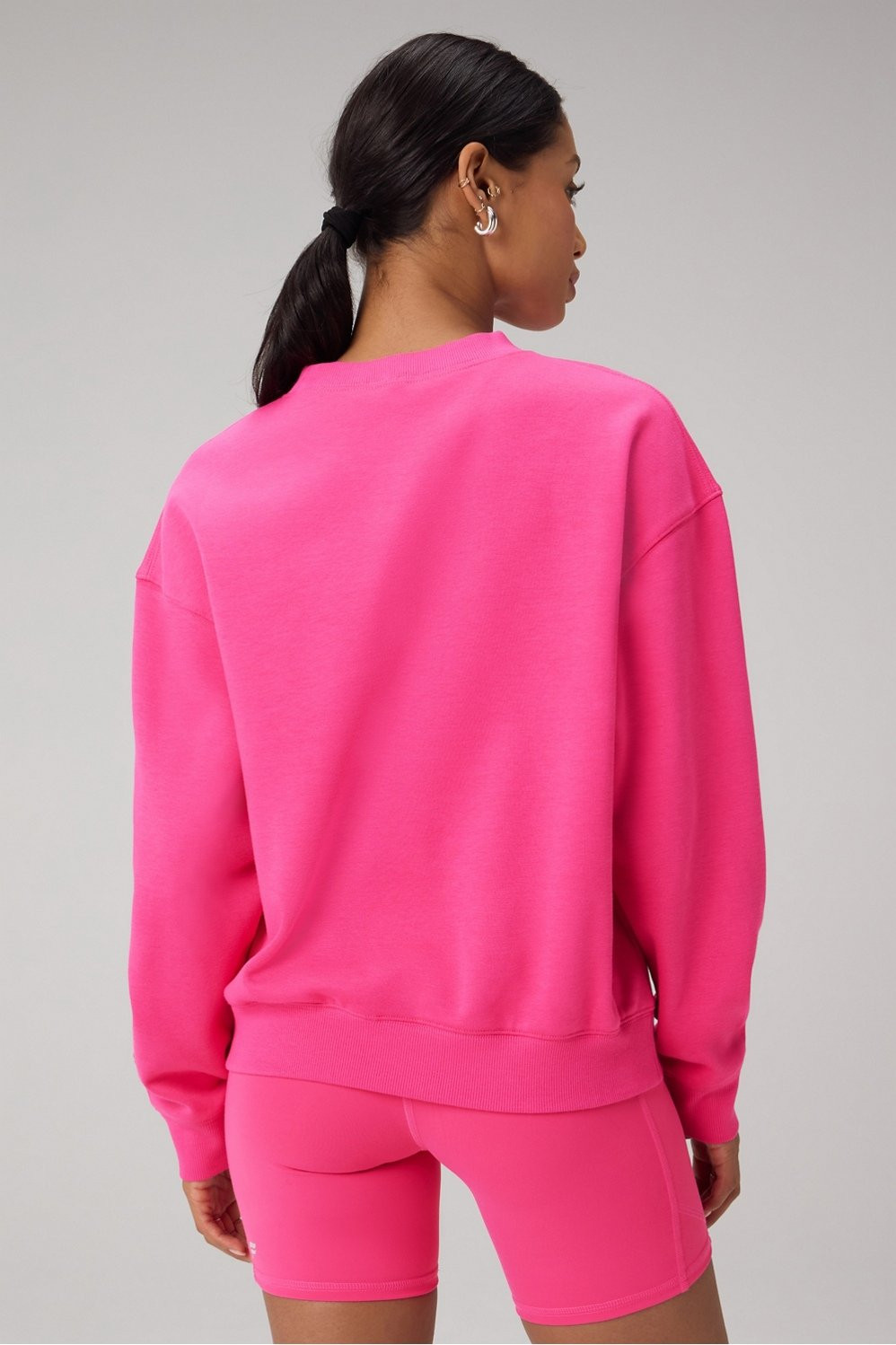 Cozy Fleece Crew Neck Sweatshirt | Fabletics