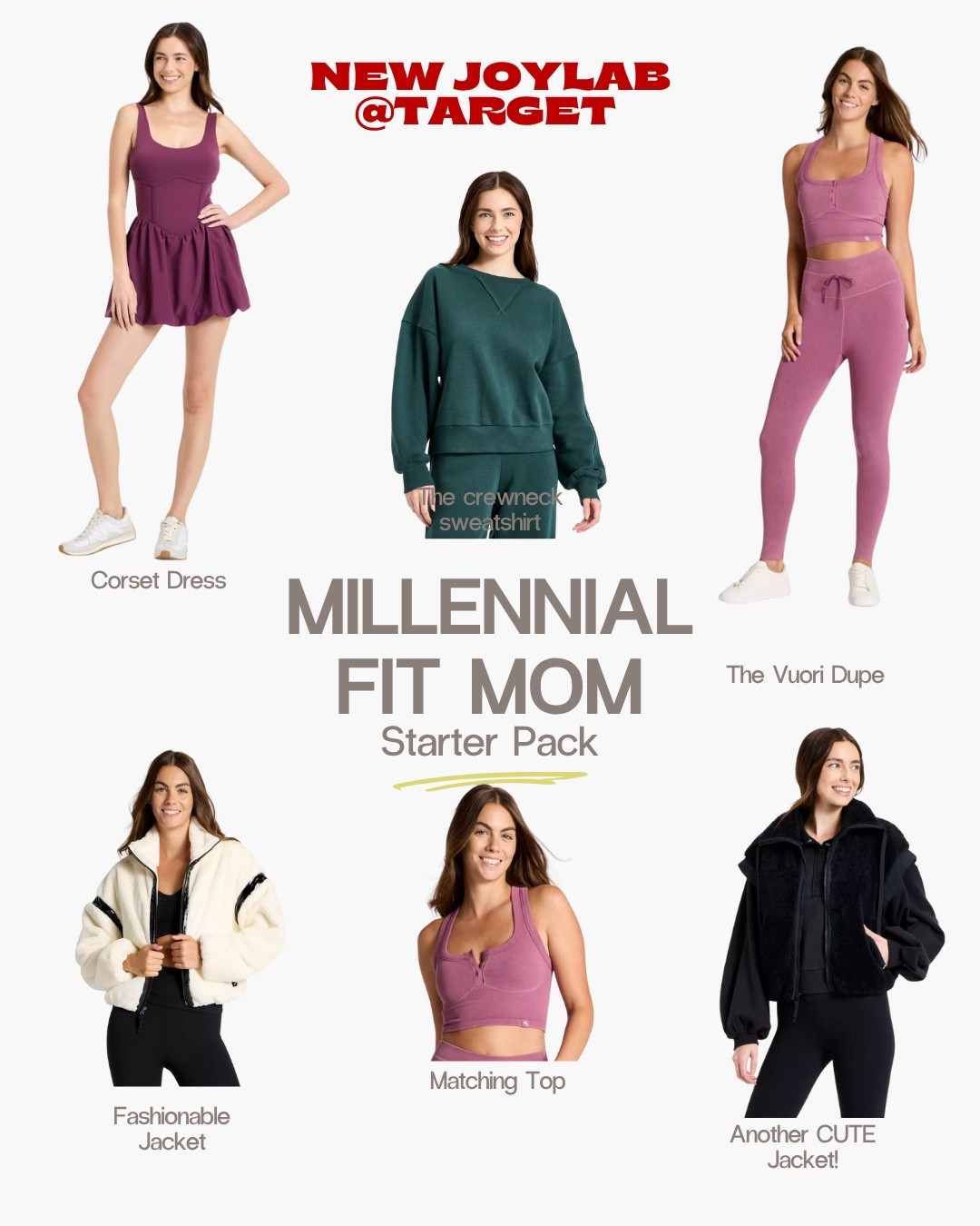 I love all Joylab from Target and these items are going to sell out! The green sweatshirt is 40% off! @target 

#LTKGiftGuide #LTKSaleAlert #LTKActive