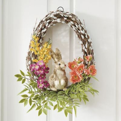 Easter Scene Wreath, 22" | Grandin Road | Grandin Road