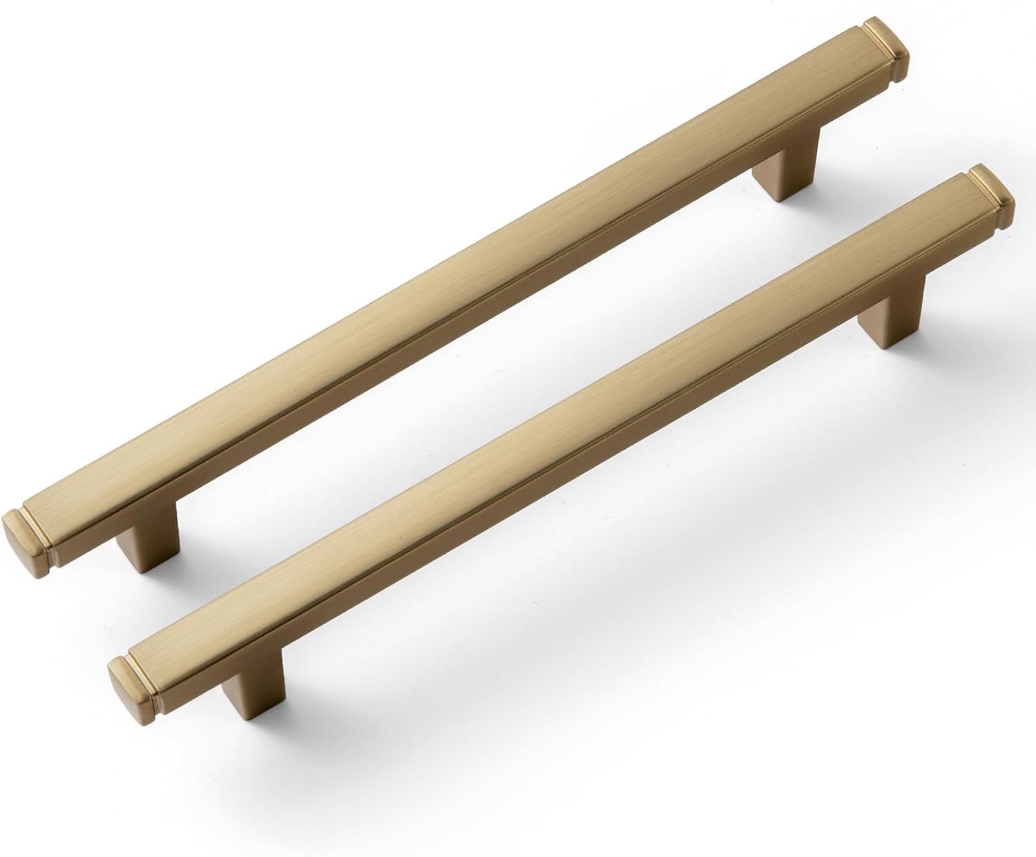 Goo-Ki 6 Pack 5 in (128mm) Hole Center Cabinet Pulls Champagne Bronze Zinc Alloy Kitchen Drawer P... | Amazon (US)