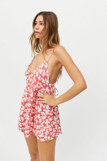 UO Blair V-Back Romper | Urban Outfitters (US and RoW)