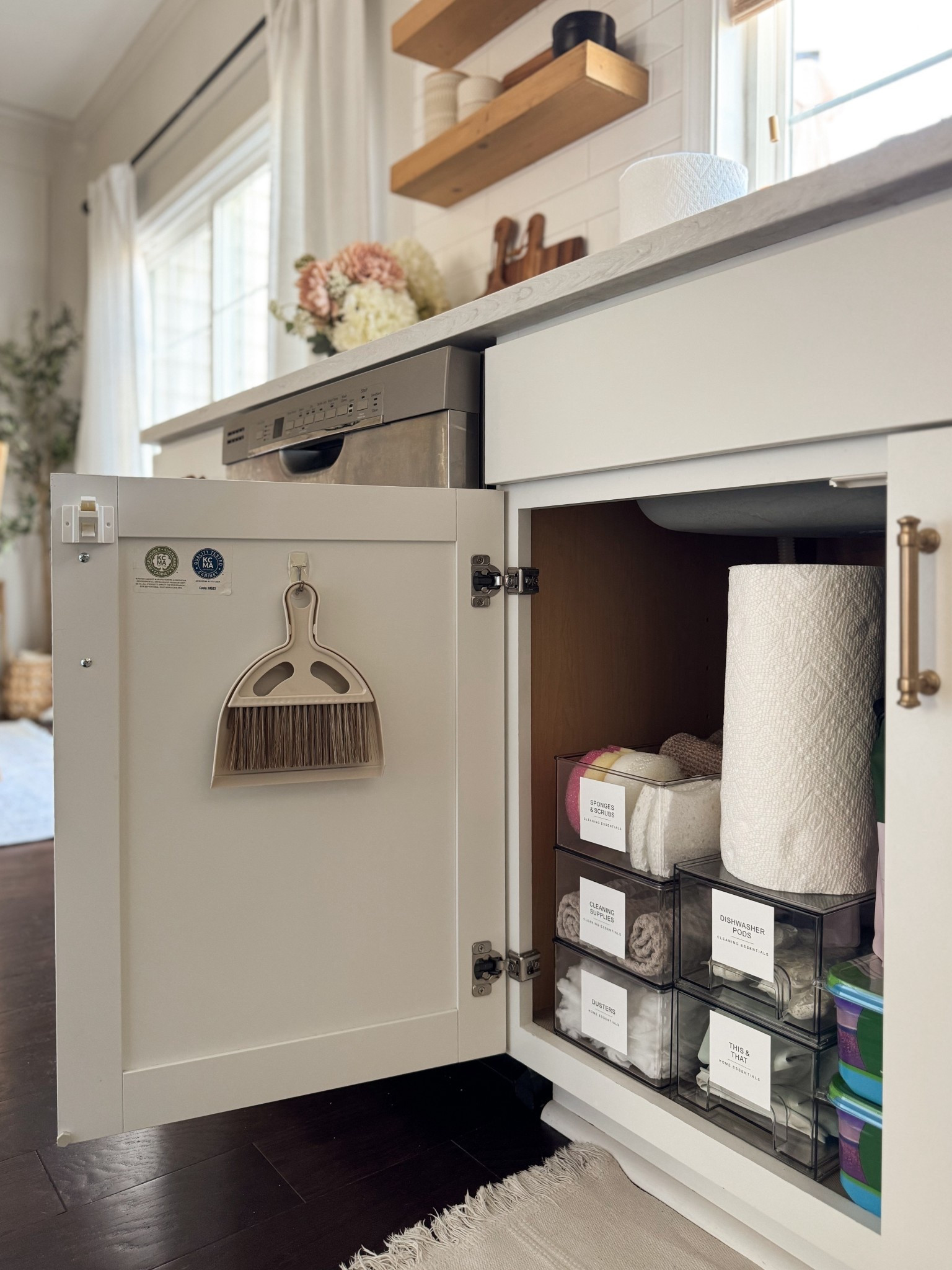 quick restock under the kitchen sink ✨🫧

#LTKHome