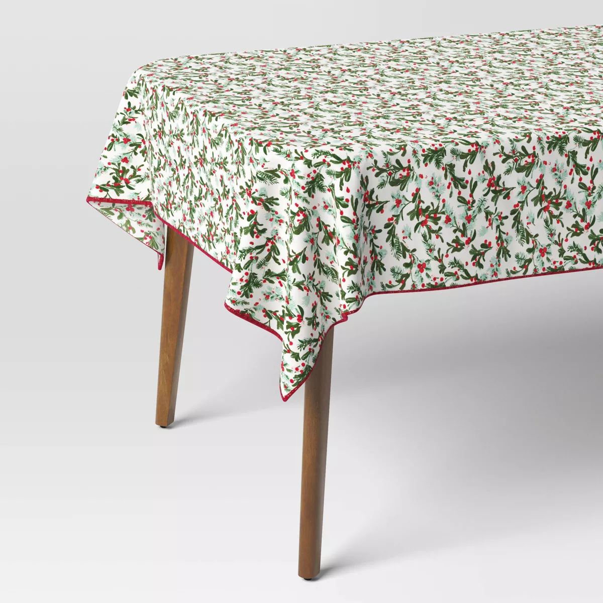 84"x60" Holiday Christmas Berries Tablecloth - Threshold™ | Target