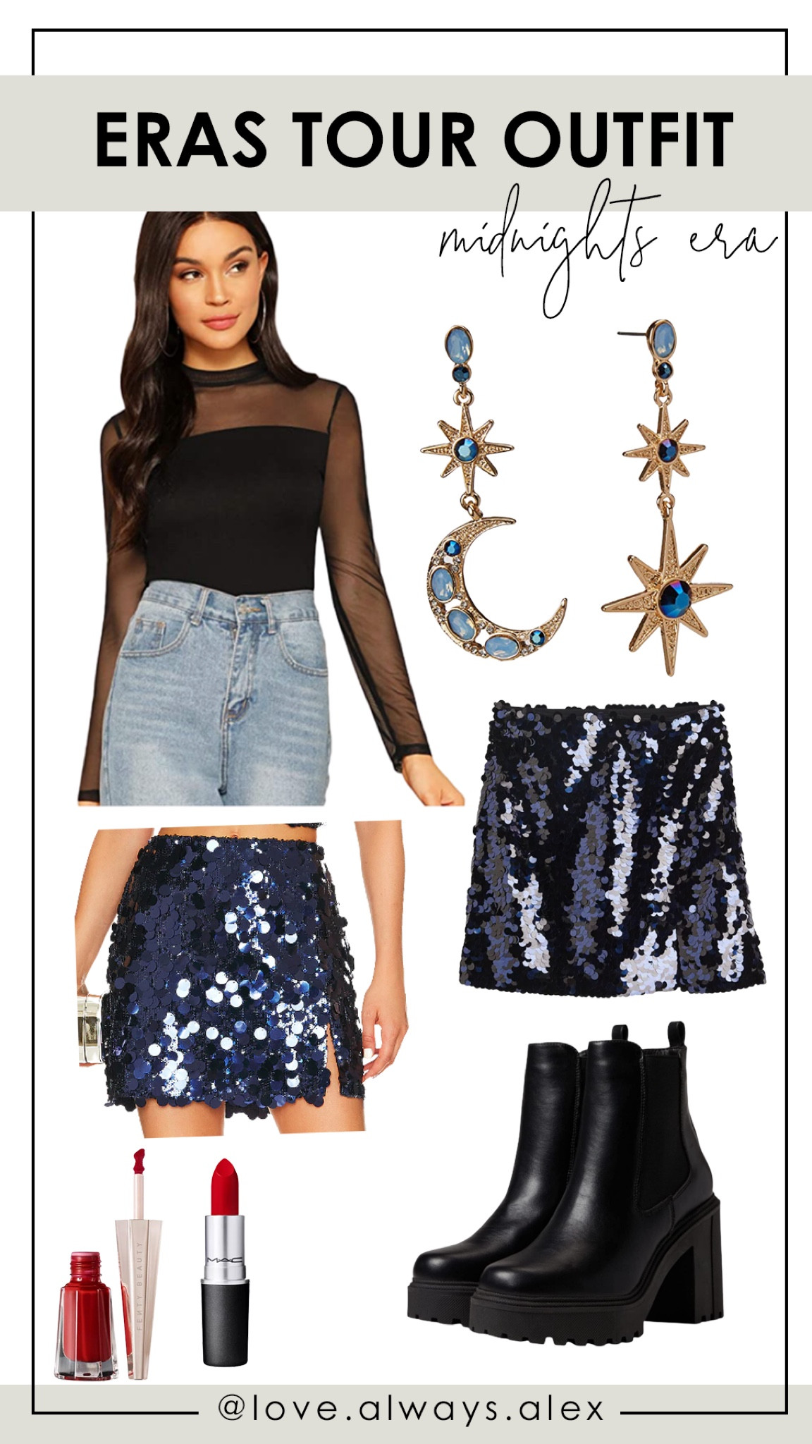 Taylor Swift Eras Tour Outfit Inspo -midnights era ✨