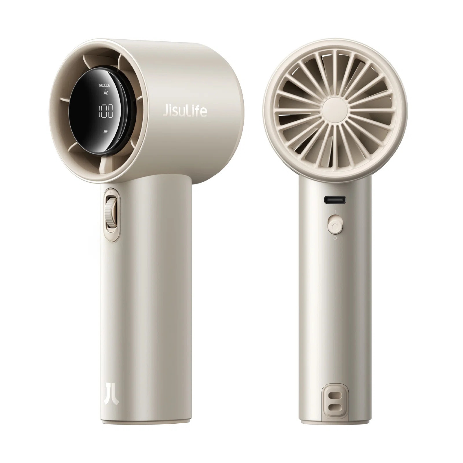 JISULIFE Handheld Fan Pro Series - Extreme Cooling Output: 1-100 Speed Scroll Wheel, Metal Body, ... | Wayfair North America