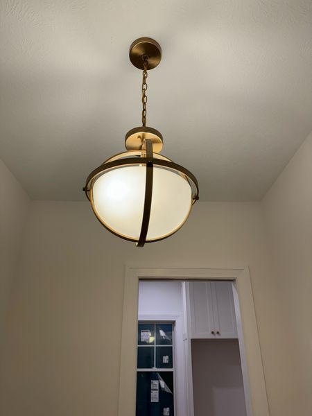 Love this pantry light in our new kitchen. It’s such a great find. It looks like a high-end light fixture, but it’s actually super affordable.

#LTKFindsUnder100 #LTKHome