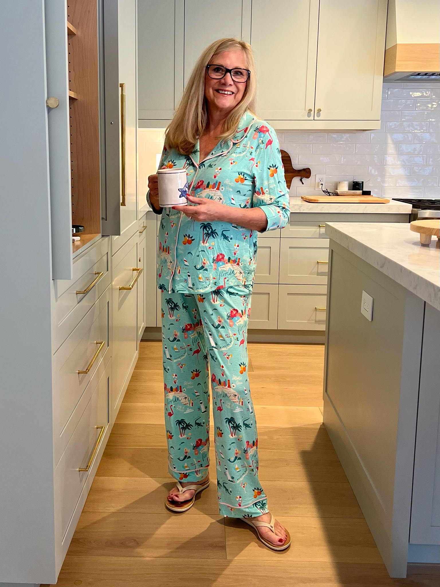 Florida Pajama Top & Bottoms

One of my favorite holiday gifts was these charming and cozy pajamas. The top and bottoms are perfect for relaxing movie nights, restful sleep, and leisurely Southern Sundays. 

Crafted from soft-knit fabric with just the right amount of stretch, you might never want to take them off! 

Featuring delightfully illustrated map icons with "Greetings From Florida," these comfy sleep sets are fun to wear and also make fantastic gifts for your Florida-loving friends and family! I know I LOVE mine❣️

@Spartina449 #LTKloungewear



#LTKFindsUnder100 #LTKGiftGuide