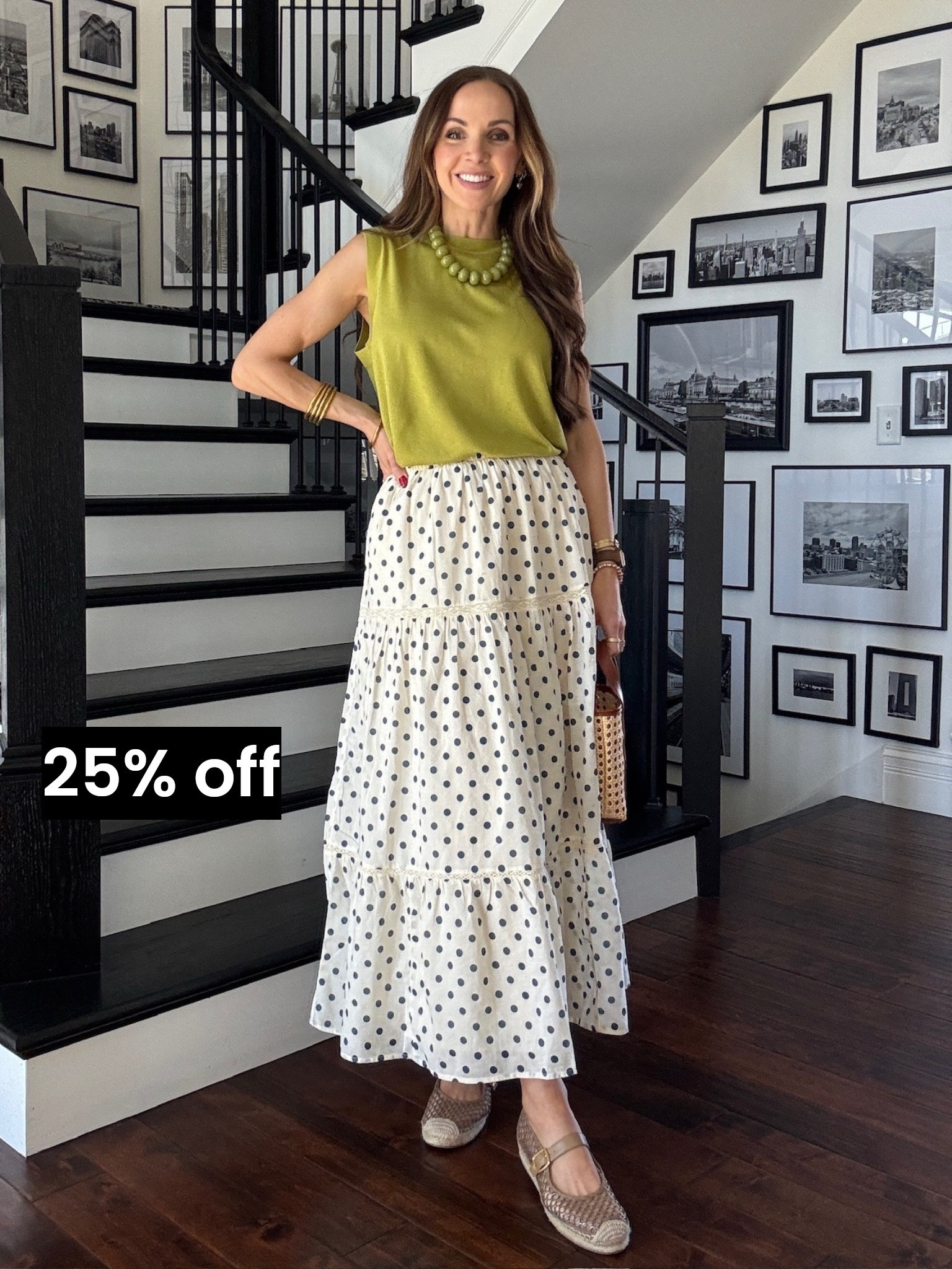 Styling this @abercrombie skirt (25% off code AFLTK) with my favorite color! @Tuckernuck @baublebar 

#LTKSaleAlert #LTKgrwm #LTKootd