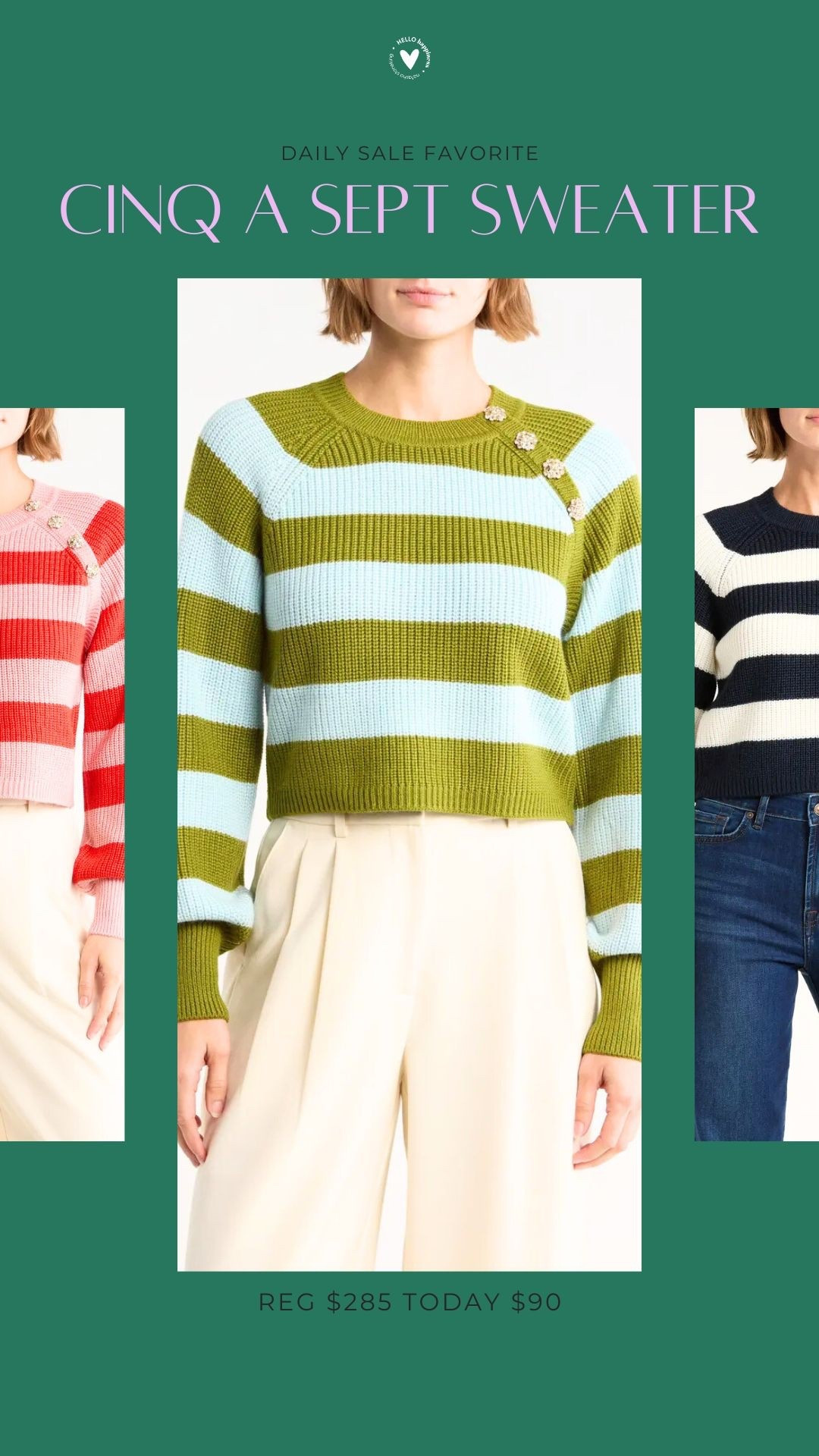 daily sale fav | striped sweater 

#LTKSaleAlert #LTKWorkwear #LTKOver40