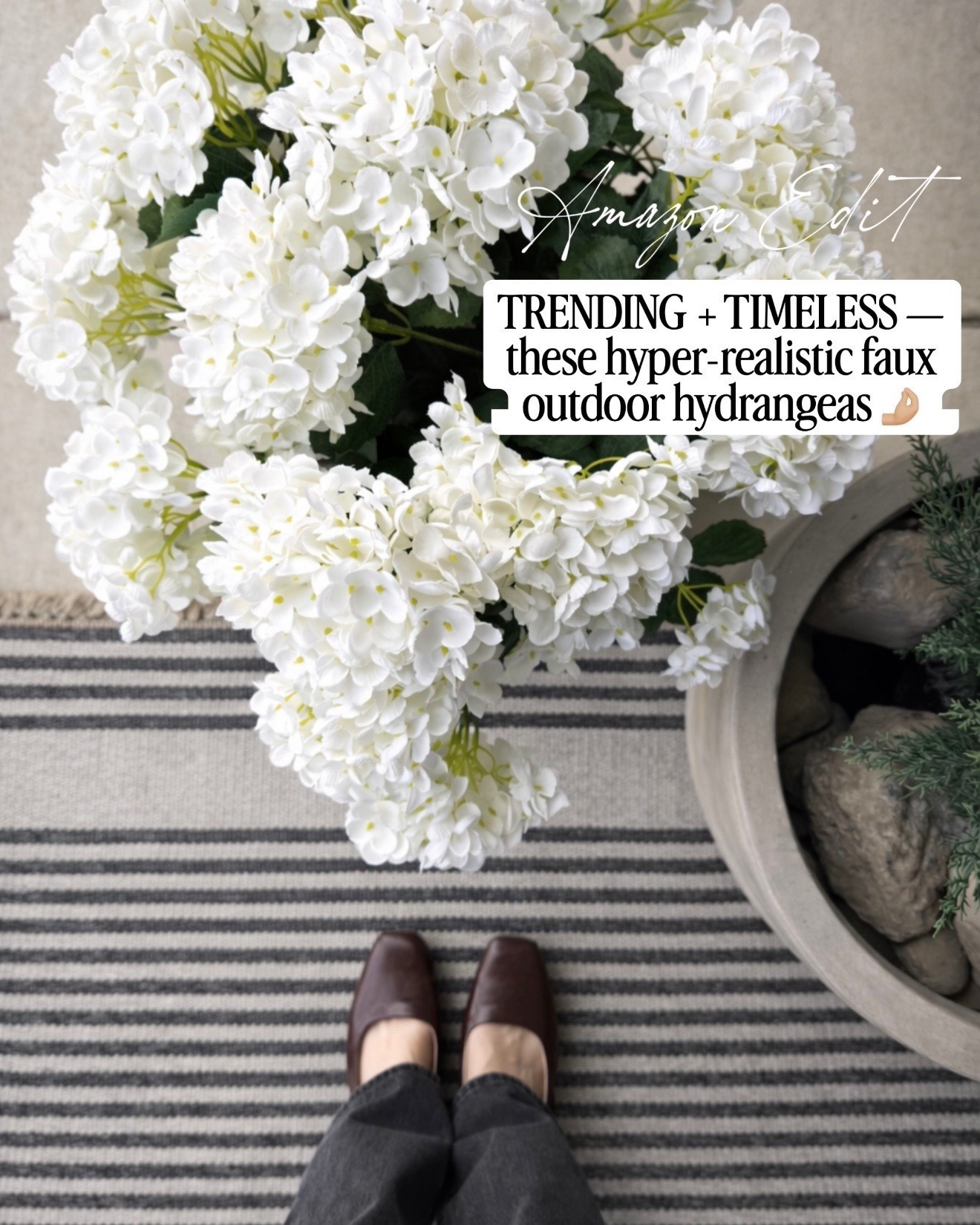 TRENDING + TIMELESS — these hyper realistic faux outdoor hydrangeas 🤌🏼

#HomeDecor #InteriorStyling #NeutralInteriors
#ModernTraditional #TimelessDesign
#HomeInspo #LayeredHome #LivingRoomInspo #InteriorDesignIdeas #DesignInspiration #CozySpaces #InteriorDetails #homestylinginspo #homerefresh

#LTKHome #LTKdayinmylife #LTKSeasonal