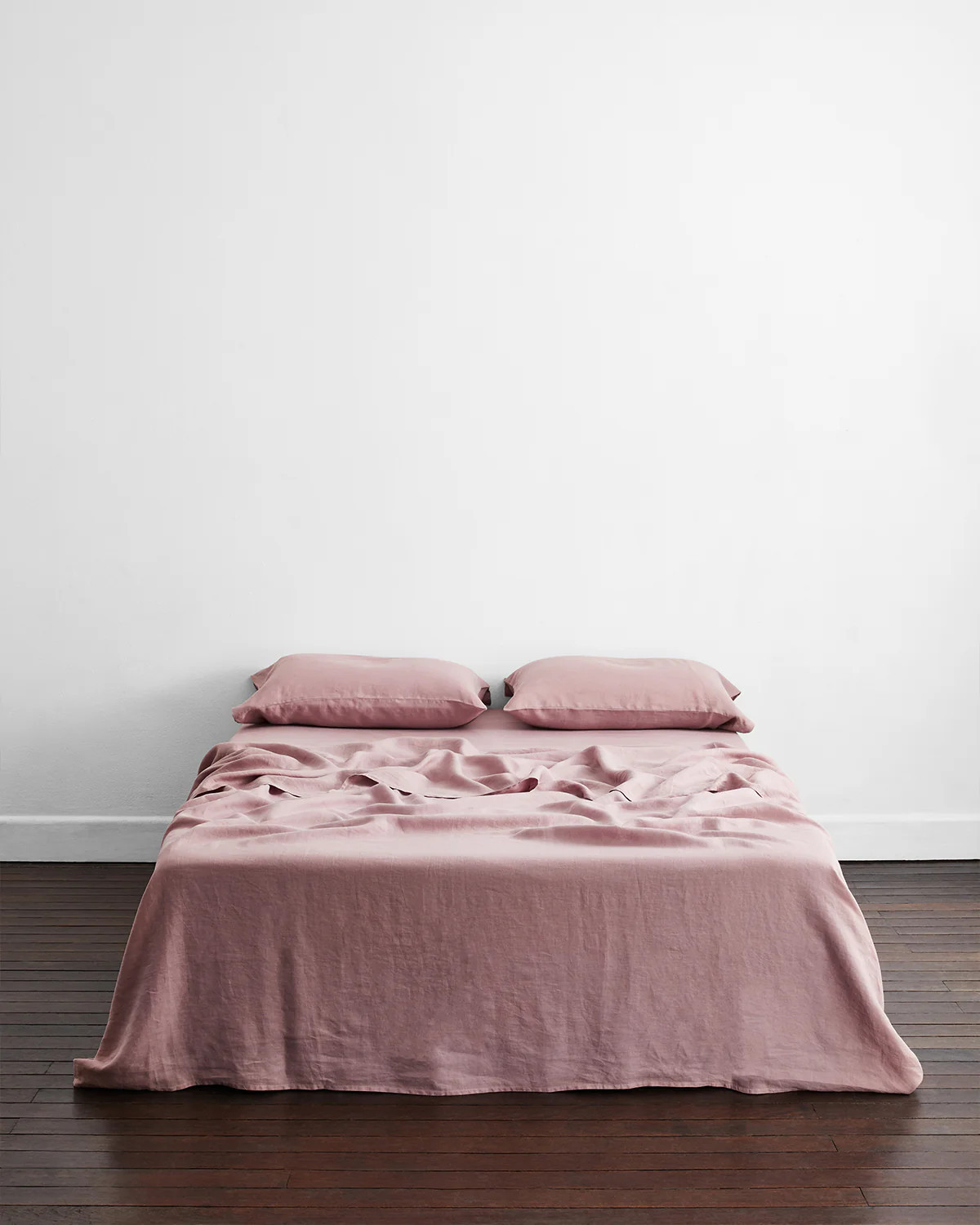 Lavender 100% French Flax Linen Flat Sheet | Bedthreads US