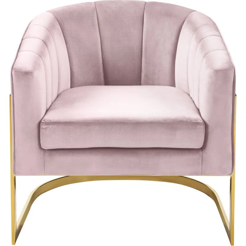 Barnicle 31.5'' Wide Velvet Barrel Chair | Wayfair North America