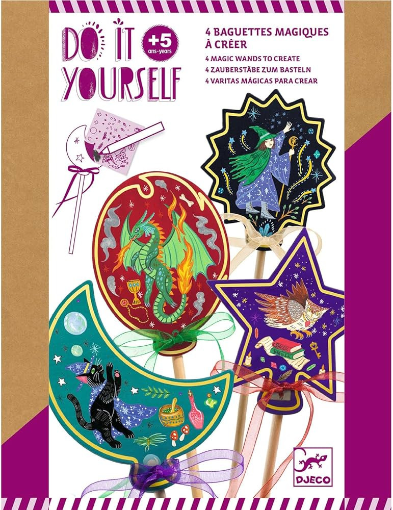 Djeco DJ07954 Do It Yourself Spell Wands Craft Set | Amazon (US)