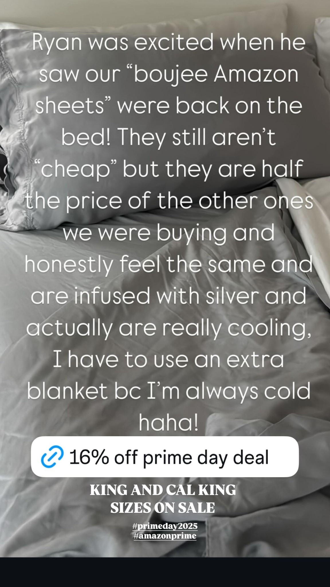 KING AND CAL KING SIZES ON SALE #primeday2025 #amazonprime