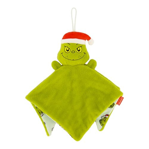 Infantino The Grinch Soft Lovey, Soft Baby Snuggle Toy with Double-Sided Plush Security Blanket & Tether Loop, Holiday Comfort & On-The-Go Play Pal | Amazon (US)