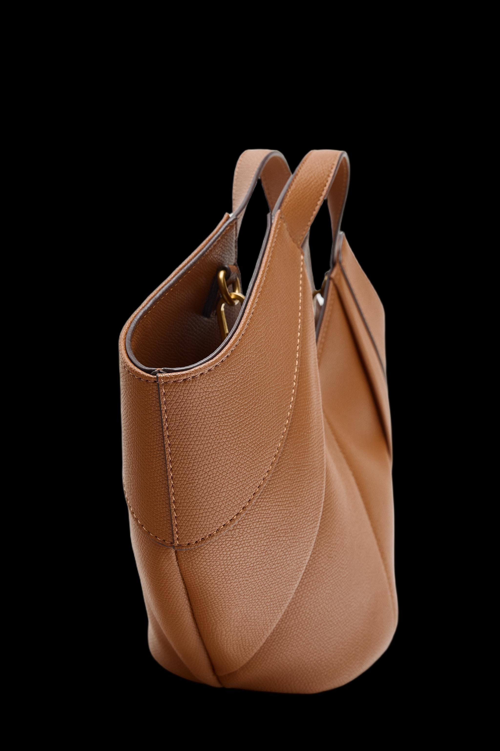 BRAIDED HANDLE HANDBAG | Zara US