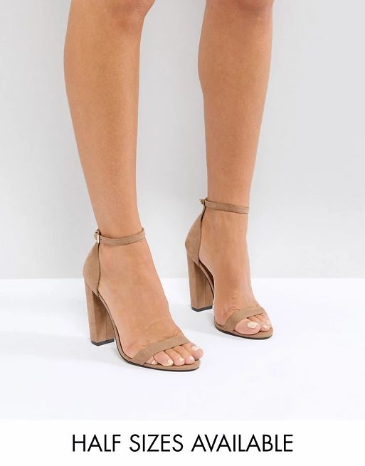 ASOS DESIGN Highball barely there Block Heeled sandals | ASOS US