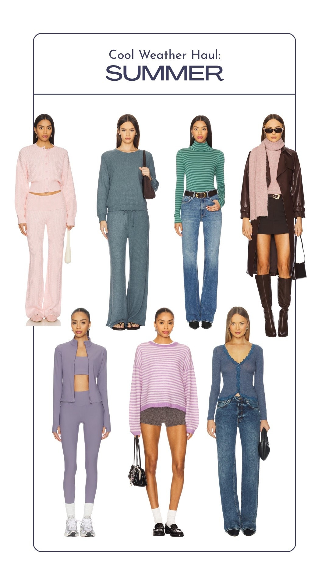 Cool weather Revolve haul for Summers 

#LTKaustralia #LTKnewzealand #LTKsummer