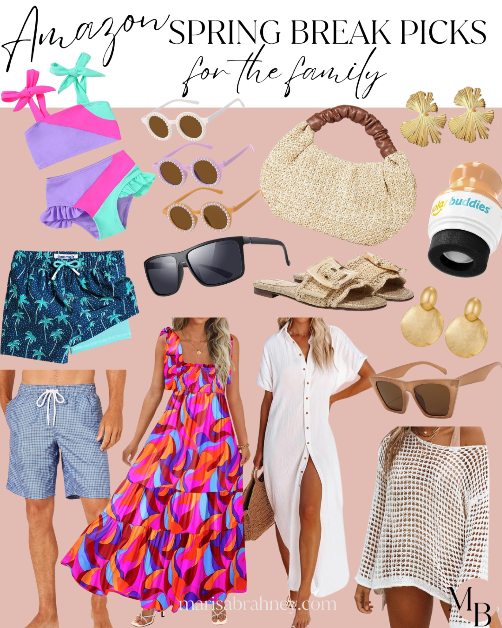 Spring Break family picks from Amazon! PS-these kids bathing suits are some of our absolute faves! #amazonfinds #amazonstyle #amazonspringbreak

