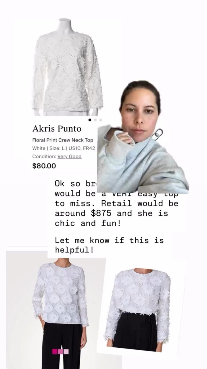 Let me know if you want me to show yall ideas on how to style this top and comment SHOP if you just want the link 

#therealreal thrifting, designer, personal style