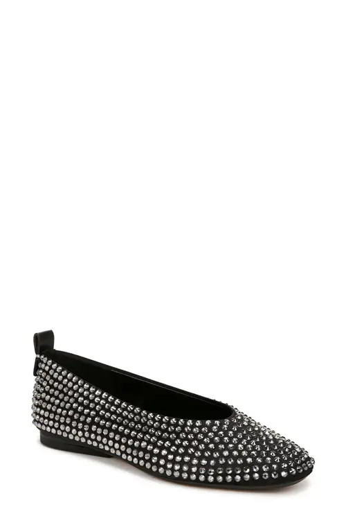 27 EDIT Naturalizer Carla Sparkle Embellished Flat in Black at Nordstrom, Size 5 | Nordstrom