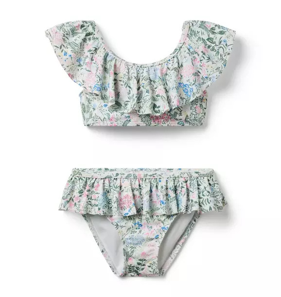 Recycled Floral Ruffle 2-Piece Swimsuit | Janie and Jack