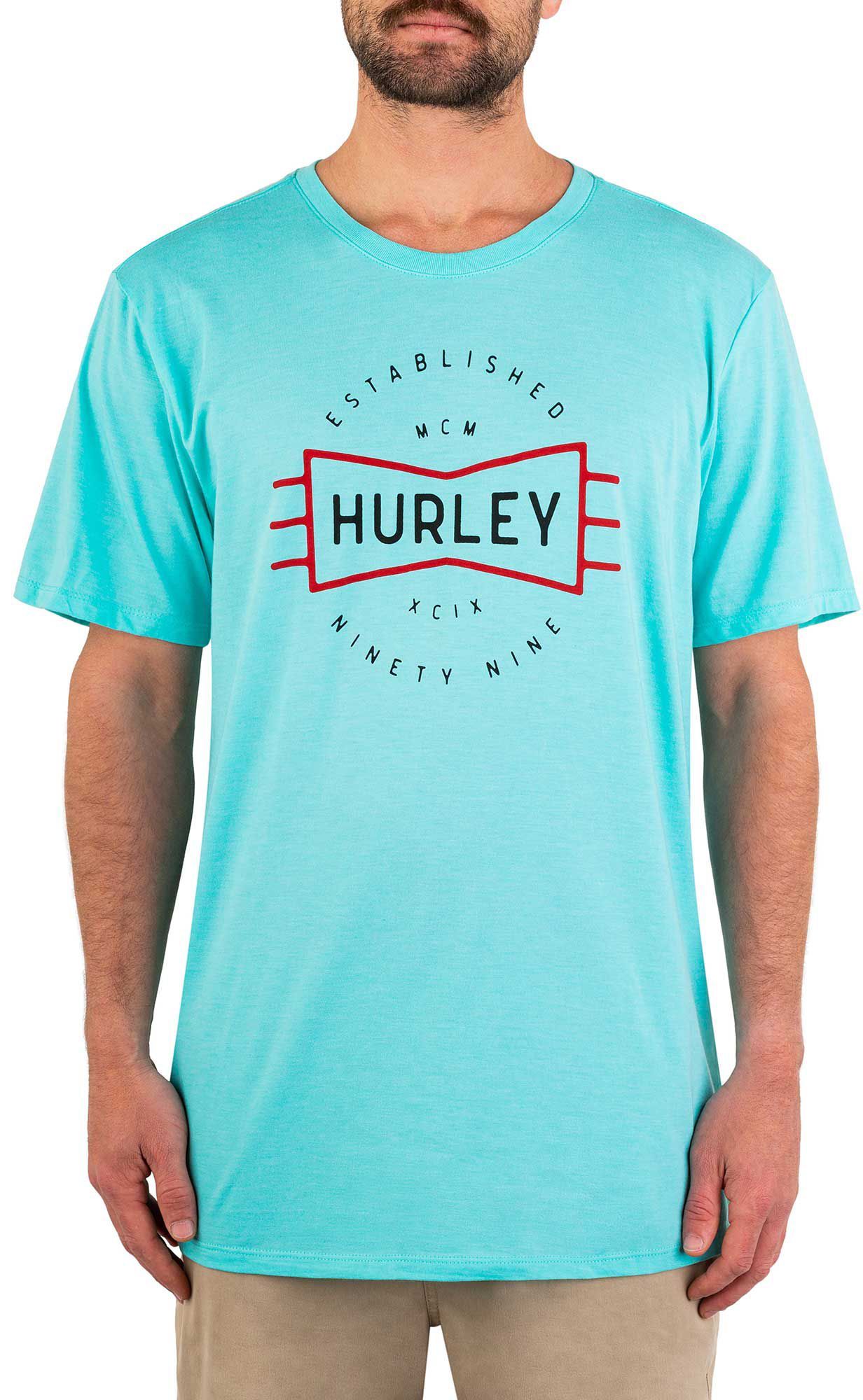 Hurley Men's Premium Bow Tie Short Sleeve Graphic T-Shirt, Small, Green | Dick's Sporting Goods