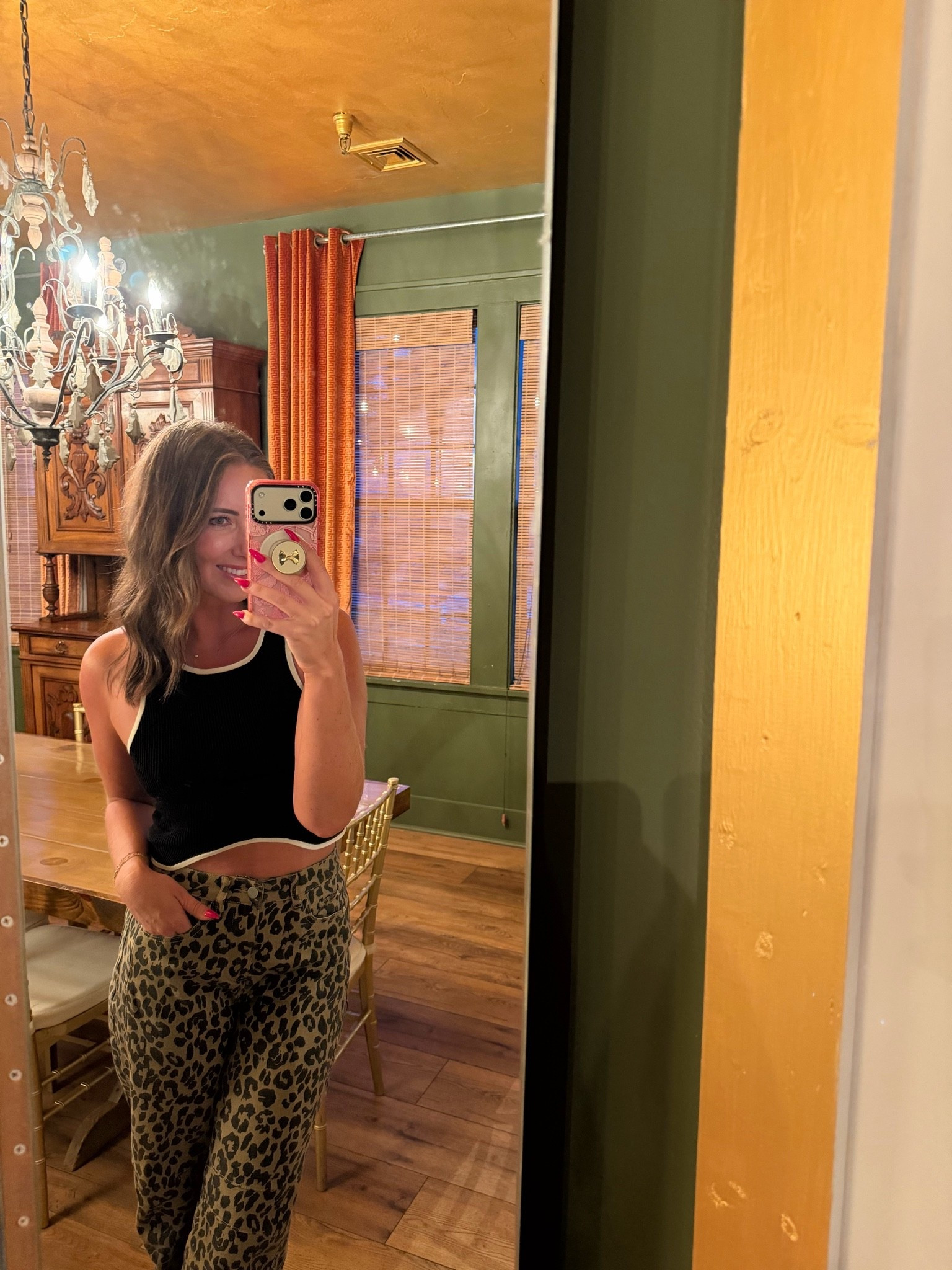 These animal print barrel jeans are 👏🏻

Wearing a small!

#LTKootd #LTKdayinmylife #LTKgrwm