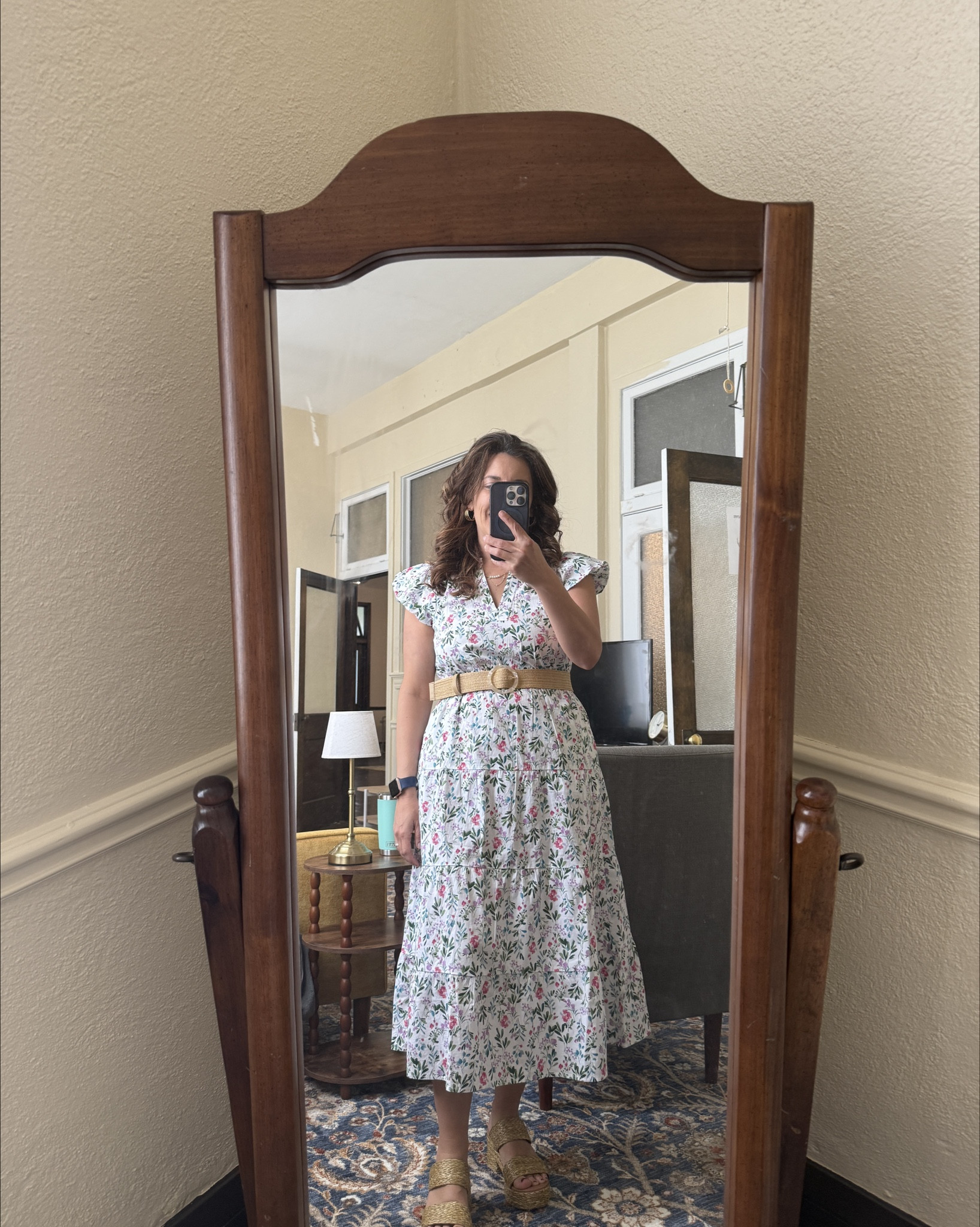 He is Risen! Happy Easter from our family to yours! ✝️🌸
When Easter was approaching, I didn’t have to think twice about where to shop — J.Crew Factory is my go-to for exactly this kind of moment and they never let me down.
I found this floral midi dress and fell in love immediately. Then I spotted the matching floral skirt for my daughter and the decision was made. Coordinated mommy & me Easter looks, fully intentional, and we loved every second of it. 🌸
The styling secret that made this outfit? The woven belt. I already owned it, but adding a wide woven belt to a midi dress completely transforms it from “pretty” to “polished.” It cinches the waist, elevates the whole look, and makes people think you spent way more time getting dressed than you actually did. This is a trick I use constantly and I recommend it to everyone.
The full look — my dress, my belt, my shoes, AND her matching skirt — are all linked and ready to shop right here: [LTK LINK]
Now tell me — do you plan coordinating outfits with your kids? I need to know I’m not the only one who maps out the mommy & me moment weeks in advance 😂 Drop a 🌸 below!
And TAG a mom friend who needs a spring dress that’s beautiful AND budget-friendly — she deserves to know @jcrew exists for this! 👇
budget fashion | affordable outfits | spring style 2026 | women over 35 | women over 40 | working mom outfit | outfit inspo | real women fashion | casual chic | budget style | spring outfits | affordable fashion | working mom style | outfit ideas

#LTKootd #LTKSeasonal #LTKmomlife
