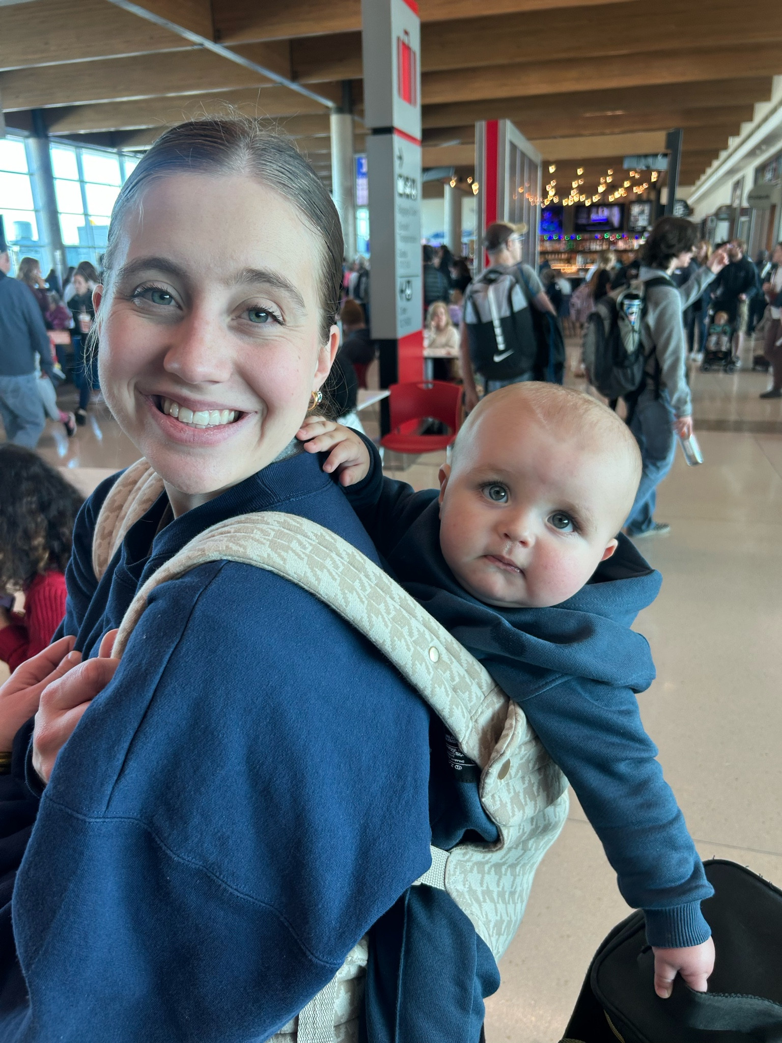 We have LOVED this carrier since bubba was small!!! We just recently started back carrying and he loves it. 

carrier//baby//trendy 

#LTKFindsUnder100 #LTKFamily #LTKBaby