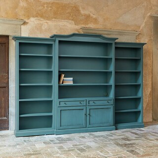 Casa Florentina Josephina Bonnet Top 3-Piece Large Center Wall Unit - Custom | Ballard Designs, Inc.