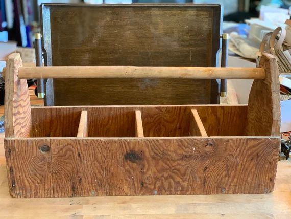 Vintage Wood Toolbox | Etsy | Etsy (US)